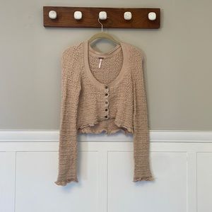 Free People cropped cardigan